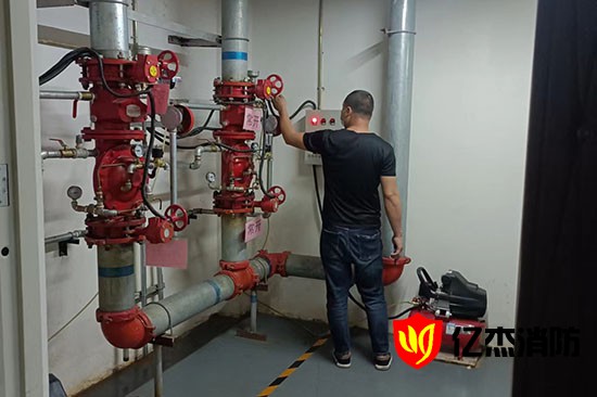 高安屯垃圾焚燒廠，消防施工
